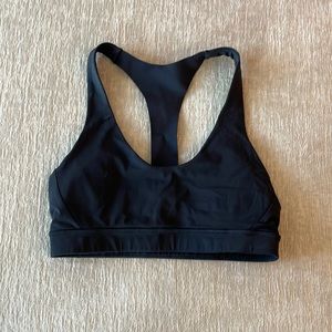 Lululemon black sports bra